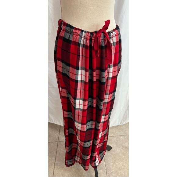 Victoria’s Secret PINK Women’s Red Plaid Dream Pajama Set Size XL - Picture 12 of 13